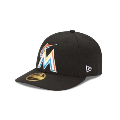 Miami Marlins Gorra | New Era MLB Authentic Collection Low Profile 59fifty Fitted Cap Mexico - Negros